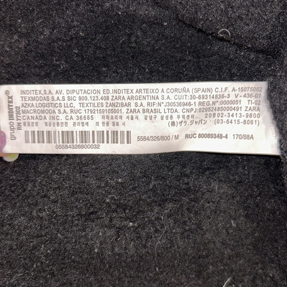 ZARA crop top, Size Medium - Picture 4 of 7